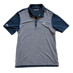 Adidas men’s Golf Polo Size Large Navy and White